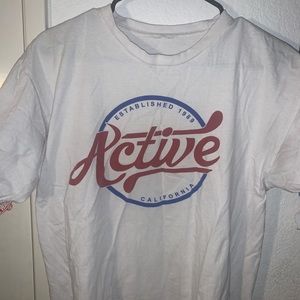 Active Ride Shop white shirt size medium